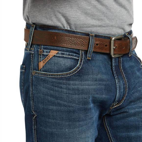 NEW ARIAT men's m5 stretch madera stackable straight leg jean - length: 40" in h - Picture 4 of 6